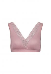 Мягкий бюстгальтер из хлопка. Hanro, розовый