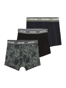 Трусы Jack & Jones Junior JACEZRA LEAVES, темно-синий/пастельно-зеленый/черный