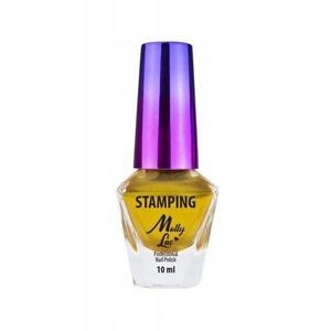 Лак для стемпинга и стемпинга 10мл, цвет золото №4 Molly Lac