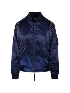 Бомбер с заклепками P.A.R.O.S.H., синий