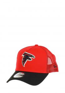 Бейсболка New Era ATLANTA FALCONS NFL TWO TONE VERSTELLBARE FORTY A-FRAME TRUCKER, Schwarz/Black