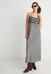 Платье-Макси с вставкой в лиф Gap, Black