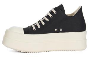 Низкие кеды для скейтбординга мужские черные Rick Owens DRKSHDW