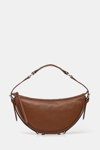 Кожаная сумка Gib By Far, коричневый