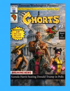 GHOATS (Greatest Heroes of All Times) #1- (1 Year Re-Release/AI Variant Cover): Insurrection 2.0: Attack on the Capital (Independently published)