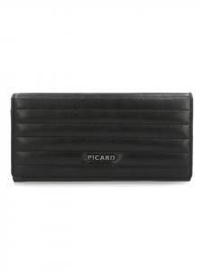Кожаный кошелек Evolute 1 19 см черного цвета PICARD