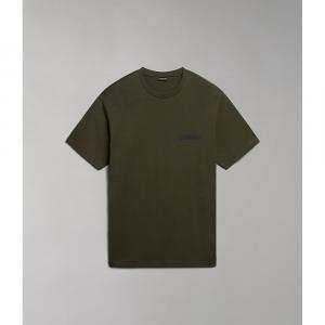 Футболка Napapijri S-Hill 1 Short Sleeve Crew Neck, зеленый