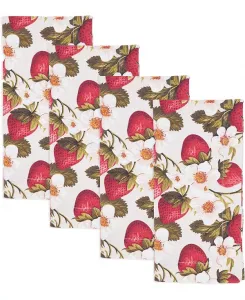 Салфетки из хлопка с ароматом сочной клубники, 50 x 50 см Saro Lifestyle, multi