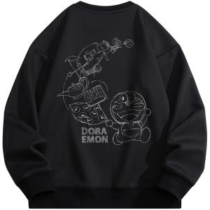 Толстовка унисекс Doraemon, Черный