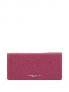 Портфель из зернистой кожи GIANNI CHIARINI, розовый