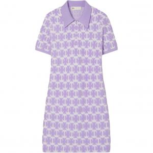 Женское платье с короткими рукавами Tory Burch, фиолетовый