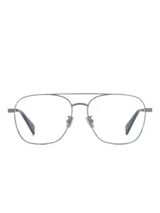 Очки в квадратной оправе Kenzo, серебристый