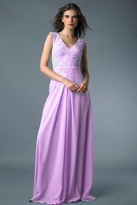 Вечернее платье с плиссировкой спереди Basix Black Label, розовый