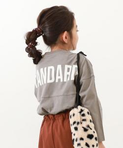 Футболка с длинным рукавом и принтом в виде футбольного мяча на спине Devirock, цвет 005-Logo-D Greige