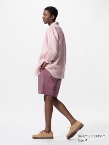 Легкие эластичные шорты Uniqlo, цвет 18 красный