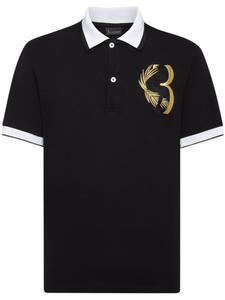 Рубашка поло с вышитым логотипом Billionaire, черный
