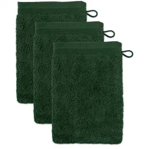 Мочевая варежка для умывания Superwuschel Набор варежек для умывания с бордюром, 100% хлопок премиум-класса, мягкая Möve, Cypress