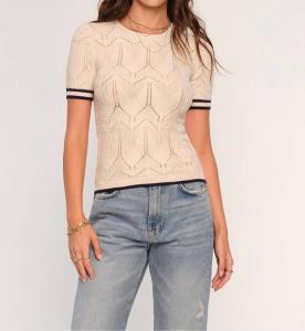 Халтон топ цвета слоновой кости Heartloom