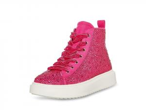 Детские кроссовки Steve Madden Carlyy, розовые, на платформе с боковой молнией, модель JABB1750