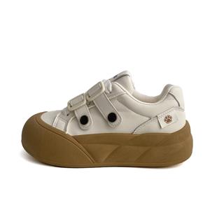 City camel Женские низкие скейтерские кеды бежевые, цвет Beige