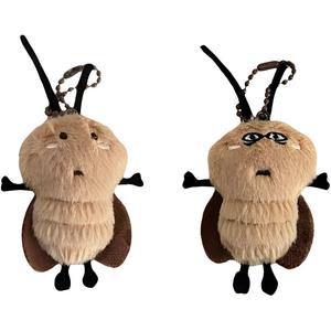 Очаровательный маленький тараканчик модный кукольный шарм плюшевый кулон 6см высота ROUERXIONG, Small Eyes+Big Eyes