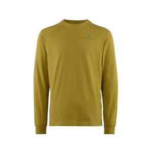 Футболка Klättermusen с длинным рукавом из хлопка Klattermusen, зеленый