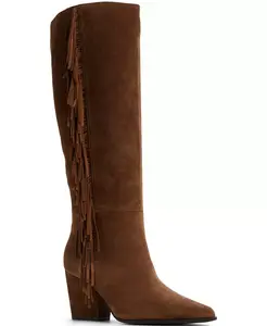 Женские ковбойские сапоги Kaelya до колена с бахромой Aldo, коричневый