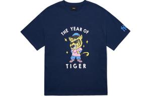 Футболка унисекс синяя MLB