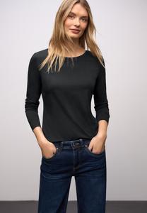 Топ Street One Long sleeved top, Schwarz/Black