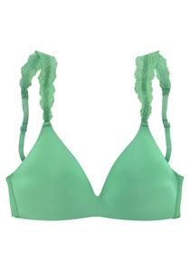 Бюстгальтер пуш ап LASCANA, зеленый