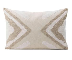 Чехол для подушки scandic style Novel, серо-коричневый