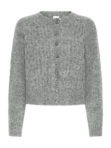 Вязаный кардиган ICHI IHBELABLUE, темно-серый