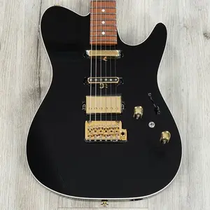 Гитара Ibanez LB1 Lari Basilio Signature, гриф из жареного клена Birdseye, черная