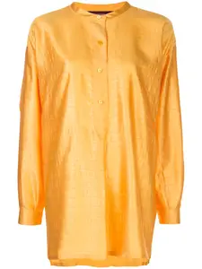 Фактурная атласная рубашка Sies Marjan, оранжевый