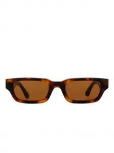 Солнцезащитные очки в прямоугольной оправе Chimi, коричневый