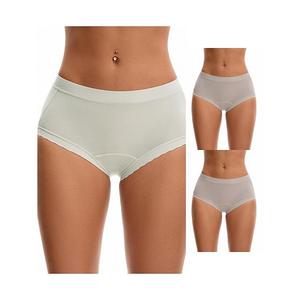 3 пачки женских трусиков-слипов с высокой посадкой из мягкого модала Inspire Chic, Light Purple Green