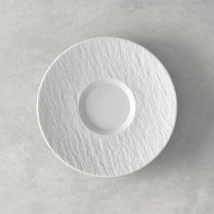 Блюдце Villeroy & Boch Manufacture Rock blanc Café au lait 17 см, белый