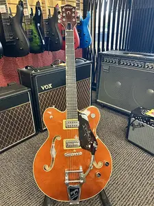 Gretsch G6620T PLAYERS EDITION NASHVILLE CENTER BLOCK DOUBLE-CUT С СТРУНОВЫМ ПРОХОДОМ BIGSBY 2023 - Round-Up Orange