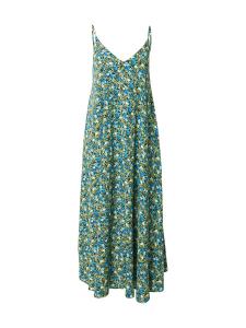 Летнее платье Nasty Gal, синий/травяно-зеленый
