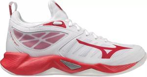 Женские волейбольные кроссовки Mizuno Wave Dimension, белый/красный