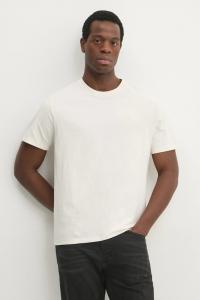 Хлопковая футболка Connor Pepe Jeans, бежевый