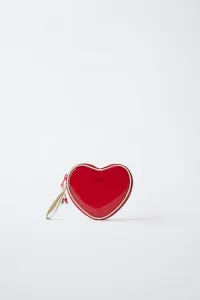 Виниловая косметичка ко дню святого валентина Zara, красный