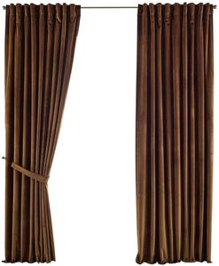 Штора Gardinenbox, 135x235 см, серо-коричневый