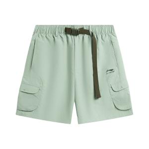 Шорты женские Casual из коллекции Li-Ning Sports Life, jade smoke зеленый