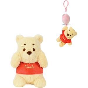 Кукла Disney Винни Пух с пуховыми ушками Тиггер Пятачок наклейка шарик подвеска плюшевая кукла высота 24см/25см POTDEMIEL