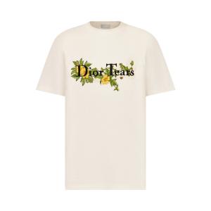 Футболка Dior x Denim Tears Белая