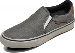 Мужские слипоны Vans Asher Deluxe, Удобные кроссовки для моды, прогулок и повседневной носки, коричневый