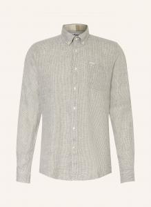 Льняная рубашка linton крой по фигуре Barbour, мультиколор