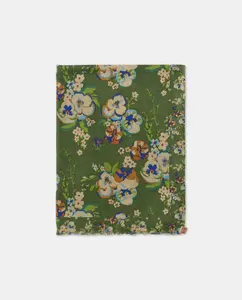 Шарф из шерсти и шелка Colores Otoño, зеленый