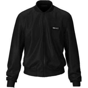 Бейсбольная куртка FW25 мужская VERSACE, черный